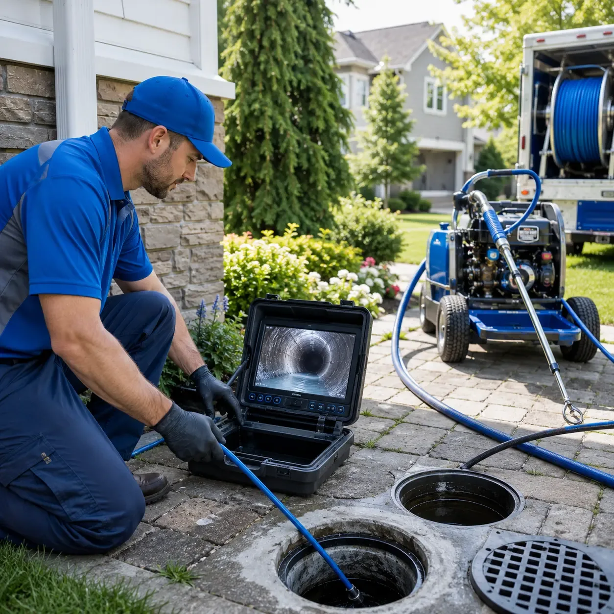 Outdoor drain cleaning professionals serving Orient, IL